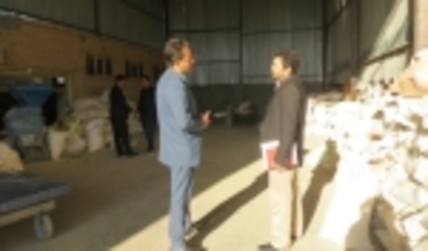 بازديد كارشناسان سازمان نظام مهندسي كشاورزي و منابع طبيعي استان يزد از شركت تعاوني تخصصي منابع طبيعي شهرستان بافق