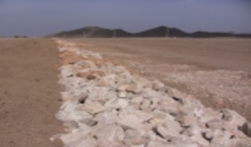 عملیات اجرایی دیواره حفاظتی منطقه صدرآباد ندوشن پایان یافت