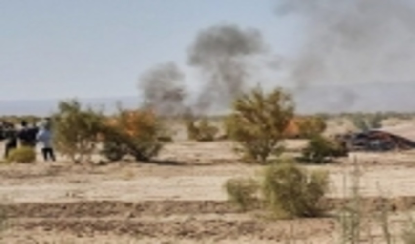 برگزاري مانور اطفاء حريق در جنگل دست كاشت گودگوار در راستاي آمادگي اعضاي ستاد بحران شهرستان بافق به ميزباني اداره منابع طبيعي