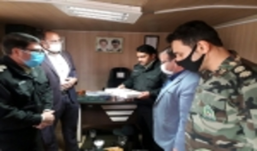 تقدیر و تشکر اداره کل منابع طبیعی استان از فرمانده ایست بازرسی فراغه – ابرکوه