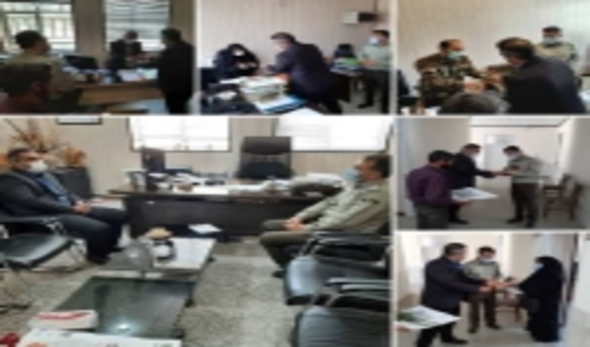 حضور بخشدار مرکزی در اداره منابع طبیعی شهرستانبافق به مناسبت گرامیداشت هفته منابع طبیعی 