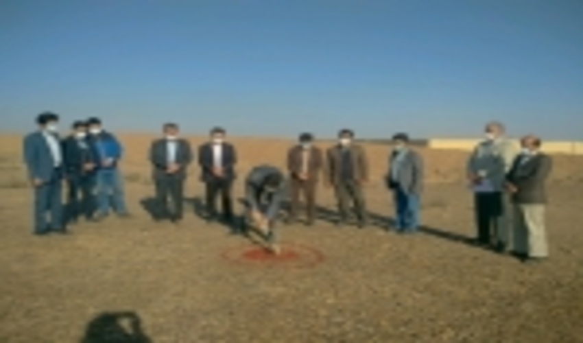 مراسم کلنگ زنی بند انحرافی به مناسبت هفته منابع طبیعی در شهرستان اردکان 