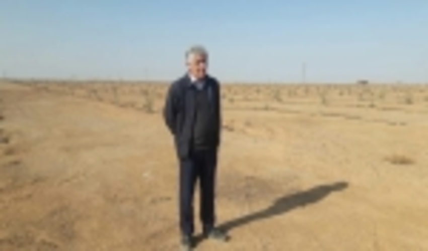 بازدید مدیرکل دفتر امور بیابان سازمان جنگلها ، مراتع و آبخیزداری کشوراز پروژه توسعه فضای سبز عقدا- اردکان 