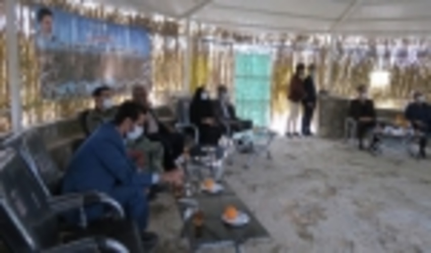 بازديد فرماندار شهرستان بافق بهمراه مديركل منابع طبيعي استان يزد از اداره منابع طبيعي شهرستان