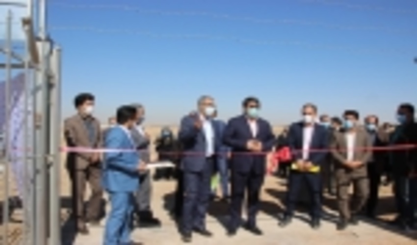افتتاح پروژه ایستگاه زوجی پایش واندازه گیری فرسایش بادی در محل کانال بادمیبد