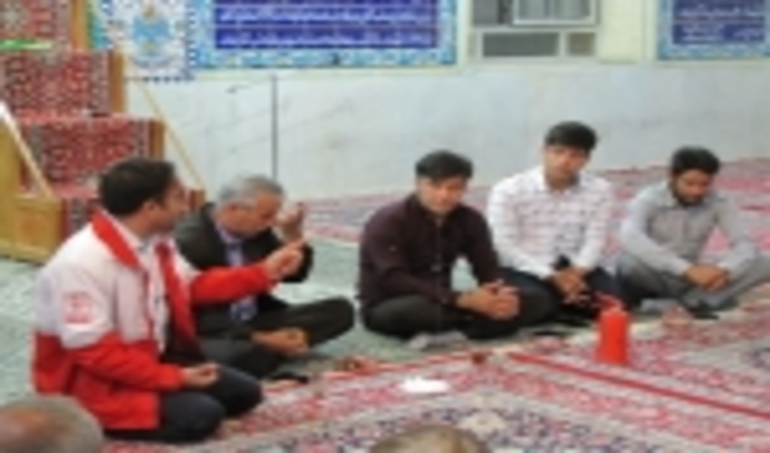 برگزاری دوره آموزشی اطفاء حریق در شهرستان بهاباد