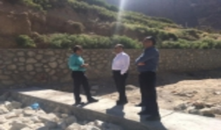 بازدید کارشناسان سازمان مدیریت و برنامه ریزی استان از پروژه های آبخیزداری شهرستان مهریز