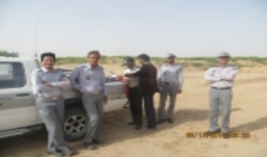 رفع تصرف اراضی ملی در اشکذر