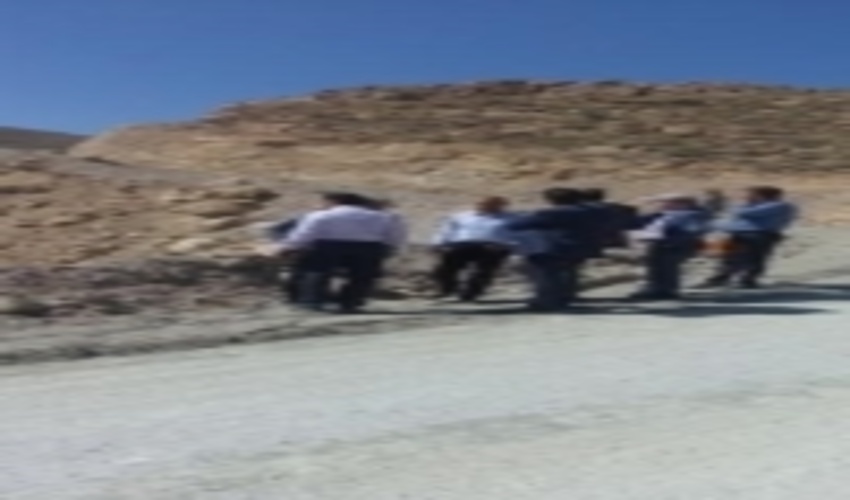 بازدید معاونین اداره کل منابع طبیعی و آبخیزداری استان یزد از محدوده معدنی اله آباد بهاباد