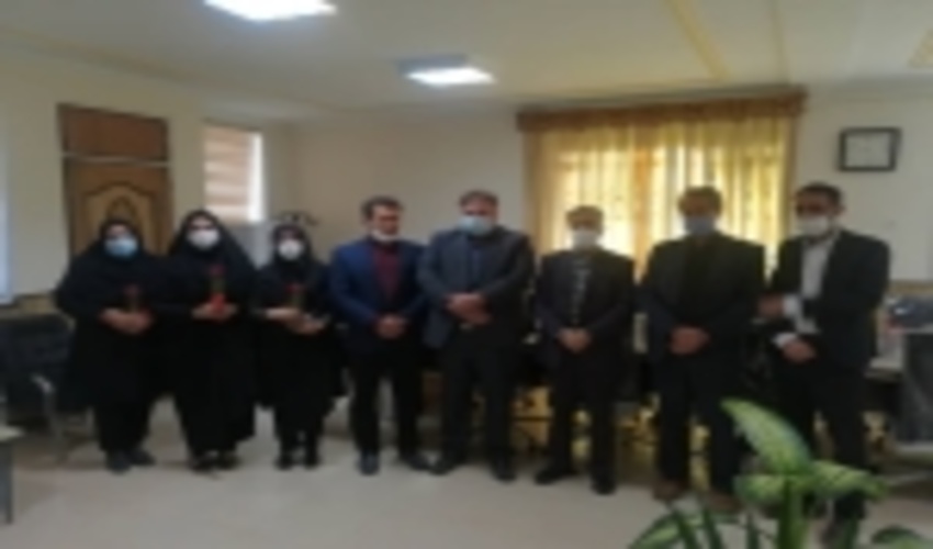 تجلیل از بانوان شاغل اداره منابع طبیعی و ابخیزداری شهرستان اشکذر 