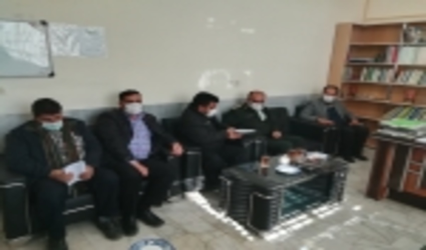 دیدار فرمانده نیروی انتظامی شهرستان  مهریز با مسئول منابع طبیعی و آبخیزداری شهرستان مهریز