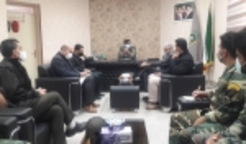 بازديد جانشين؛ معاونت انتظامي ورییس اداره برنامه وبودجه يگان حفاظت سازمان جنگلها از اداره منابع طبيعي وآبخيزداري شهرستان يزد