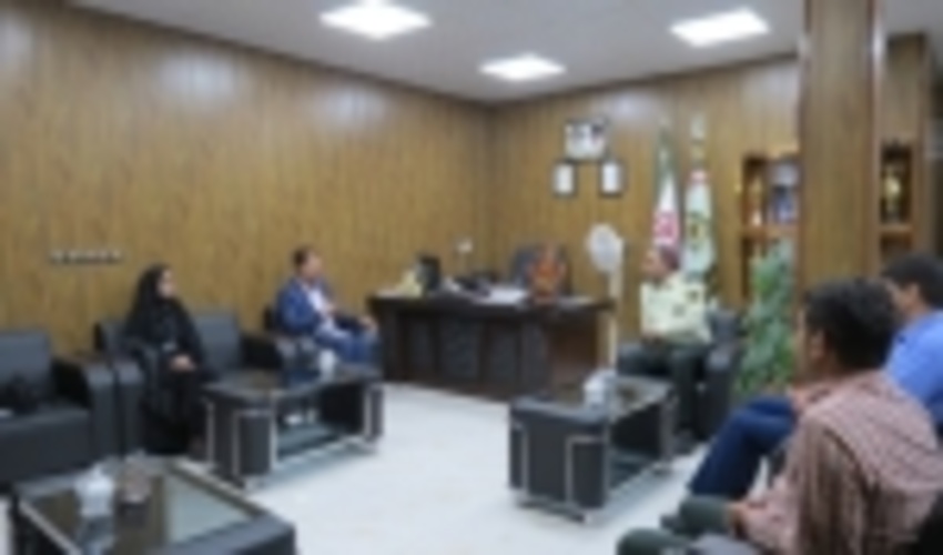 حضور رييس و پرسنل يگان حفاظت اداره منابع طبيعي بافق در فرماندهي انتظامي شهرستان 