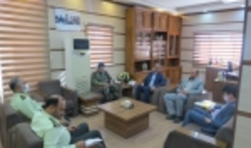 دیدار مدیر کل منابع طبیعی و آبخیزداری با فرمانده انتظامی استان یزد