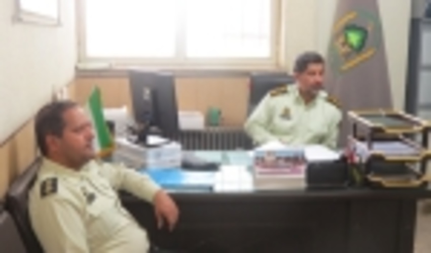 حضور رئیس پلیس پیشگیری استان در یگان حفاظت استان یزد