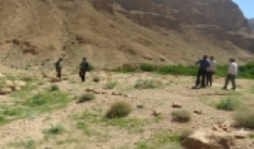 2 هزار مترمربع از اراضي دولتي و انفال روستاي شادكام شهرستان بافق رفع تصرف شد.