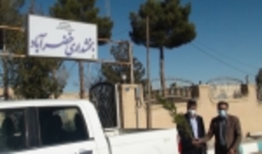 توزیع و کشت نهال در بخش خضراباد با همکاری منابع طبیعی اشکذر