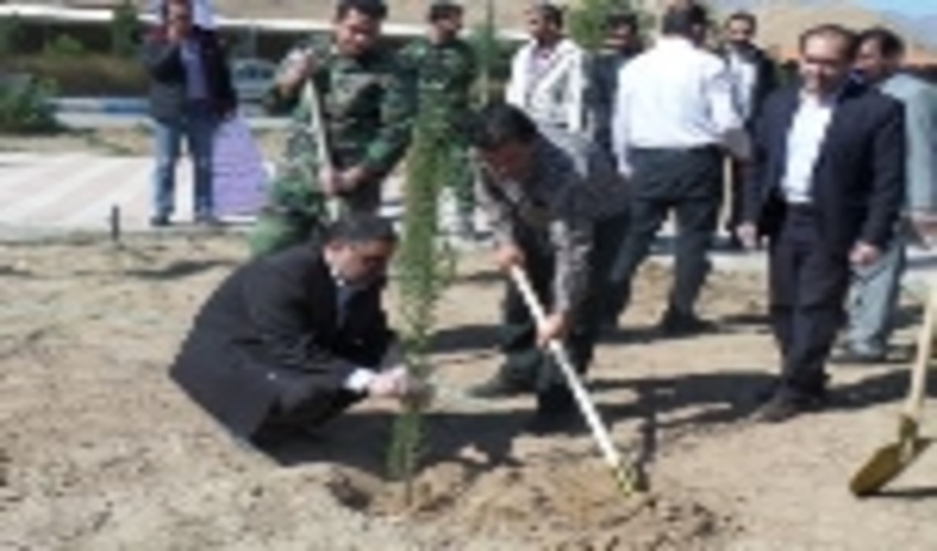برگزاری جشن درختکاری در شهرستان تفت