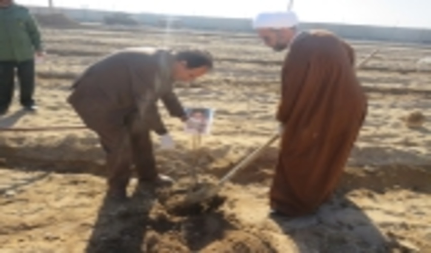 افتتاح بوستان شهید سلیمانی در مهریز به مناسبت هفته منابع طبیعی