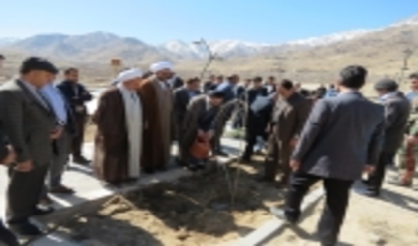 مراسم روز درختکاری بوستان امامزاده سیدشمس الدین بنادک سادات