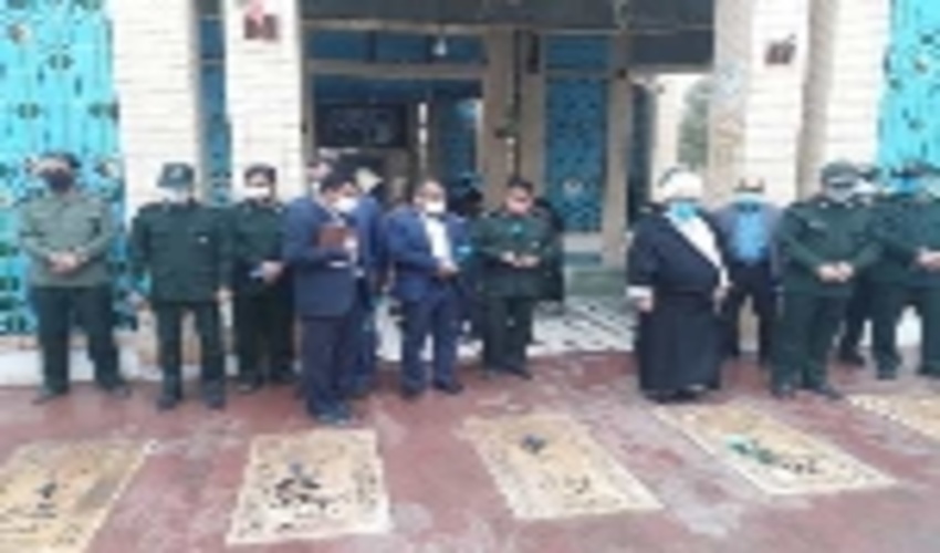 تجلیل از مقام شامخ شهدا توسط کارمندان اداره منابع طبیعی و آبخیزداری شهرستان تفت