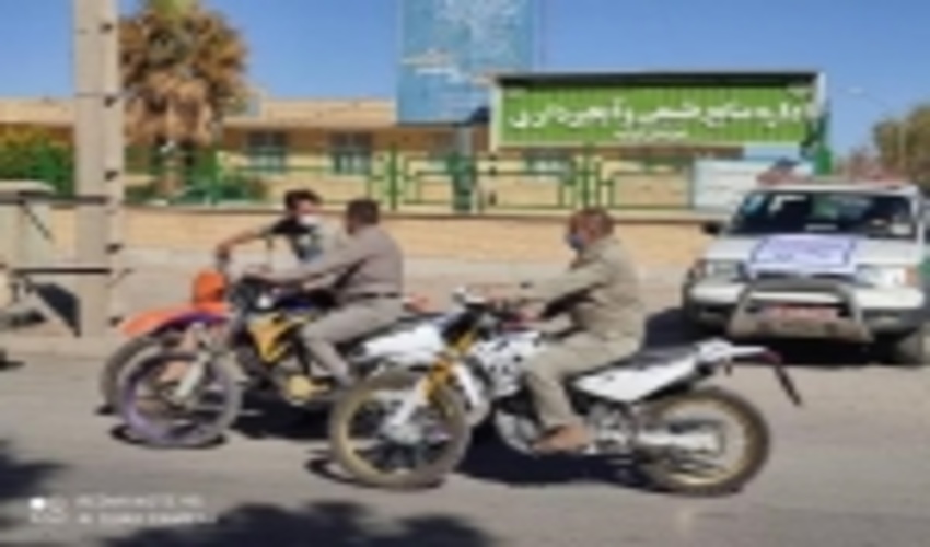 برگزاری مانور مشترک یگان حفاظت ادارات درشهرستان ابرکوه