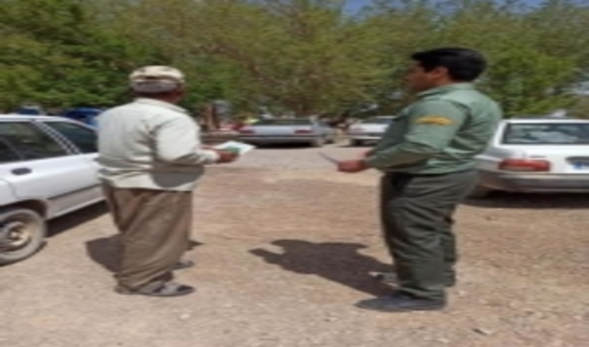 گشت یگان حفاظت منابع طبیعی درروزطبیعت شهرستان ابرکوه