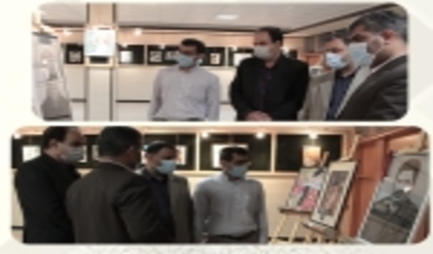 حضور رئیس اداره منابع طبیعی و آبخیزداری شهرستان مهریز در نمایشگاه آثار هنرجویان برتر این شهرستان