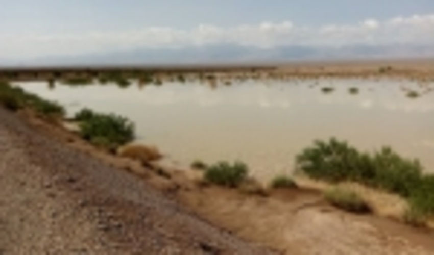 آبگیری پروژه های آبخیزداری شهرستان اشکذر طی بارش اخیر
