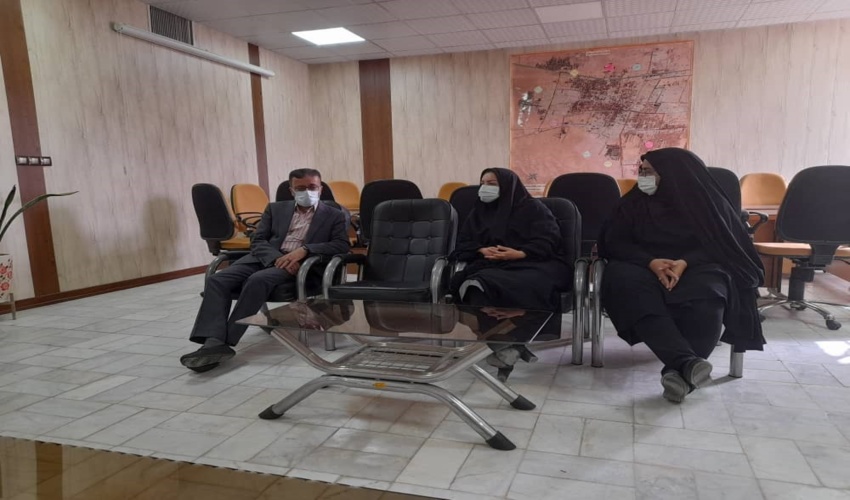 دیدار رییس اداره منابع طبیعی اشکذر با کادر درمان مرکز بهداشت شهرستان