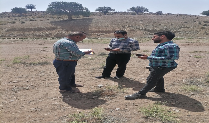 آغاز به کار ساخت دو باب آب انبار و آبشخور با اعتبارات طرح ترسیب کربن در مراتع محدوده طرح در شهرستان های خاتم و مروست