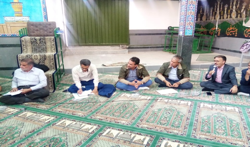 بررسی مسائل و مشکلات بخش خضرآباد با حضور نماینده محترم مردم شریف یزد و اشکذر در مجلس شورای اسلامی