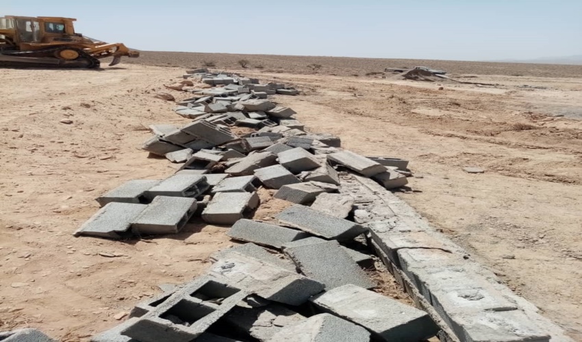 رفع تصرف 20000 متر مربع از اراضی ملی صورت گرفت