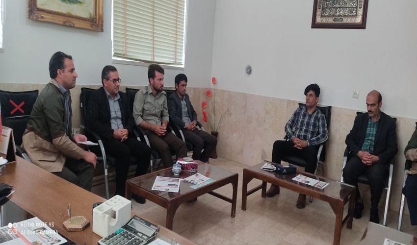 اولین بازدیدمدیر کل منابع طبیعی و آبخیز داری استان از اداره منابع طبیعی و آبخیزداری شهرستان ابرکوه 