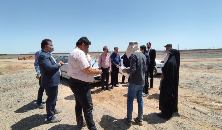 بازدید گروه نظارت از پروژه بند خاکی مجتمع گاوداری خورمیزات