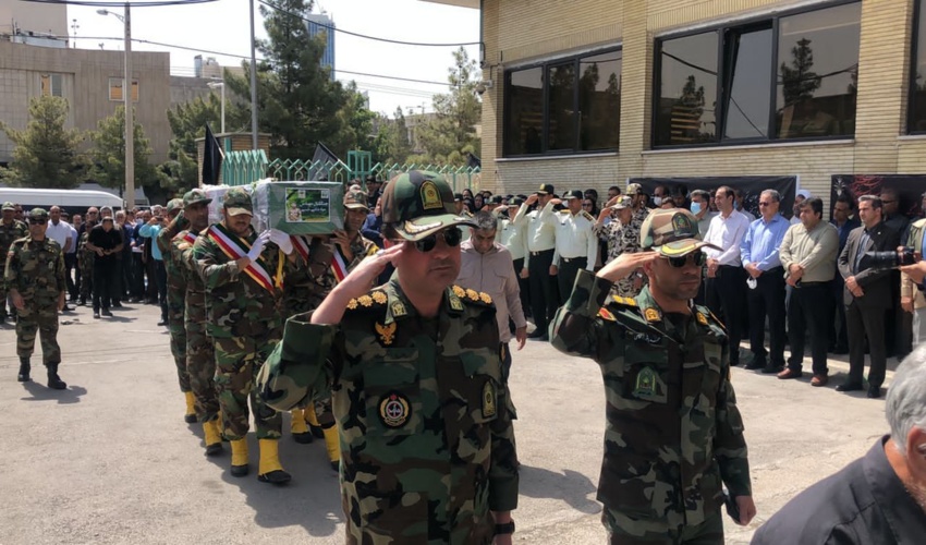 تشییع و خاکسپاری پیکر مدافع طبیعت