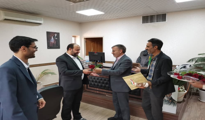 دیدار رئیس اداره منابع طبیعی و ابخیزداری شهرستان اشکذر با مسئولین دستگاه قضاء شهرستان به مناسبت هفته قوه قضائیه