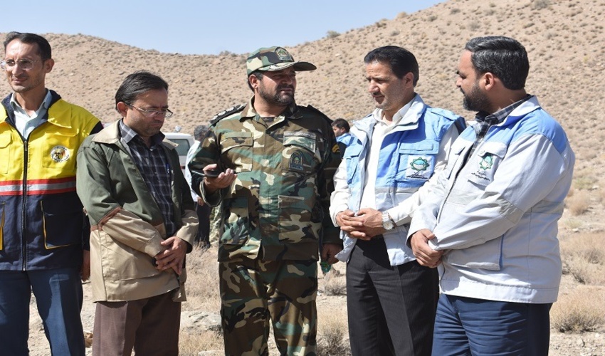 مانور اطفاء حریق شهرستان بهاباد 