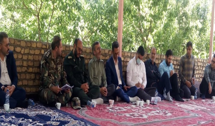 برگزاری دوره اموزشی اطفای حریق جنگل و مرتع در بخش خضراباد شهرستان اشکذر 