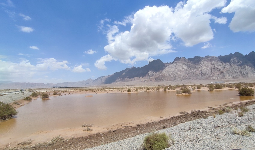 آبگیری 10 بند خاکی شهرستان مهریز