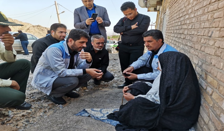 بازدید معاون عمرانی استاندار یزد از مناطق سیل زده بخش خضرآباد شهرستان اشکذر