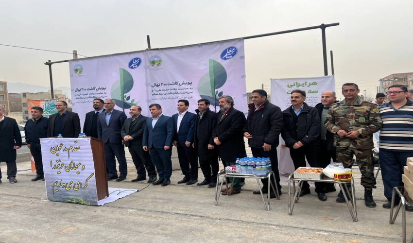 زآغا توزیع 200 هزار اصله نهال در نهاستان بزرگ یزد