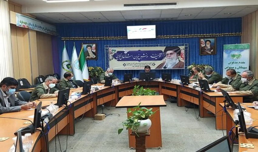 دیدار رئیس اداره منابع طبیعی و آبخیزداری شهرستان میبد با آزادگان شهرستان در ادامه اجرای طرح سپاس 