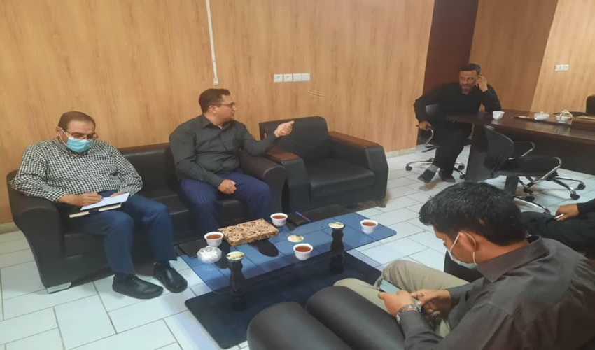 دیدار رئیس و برخی کارشناسان اداره منابع طبیعی و آبخیزداری شهرستان اردکان با بخشدار خرانق 