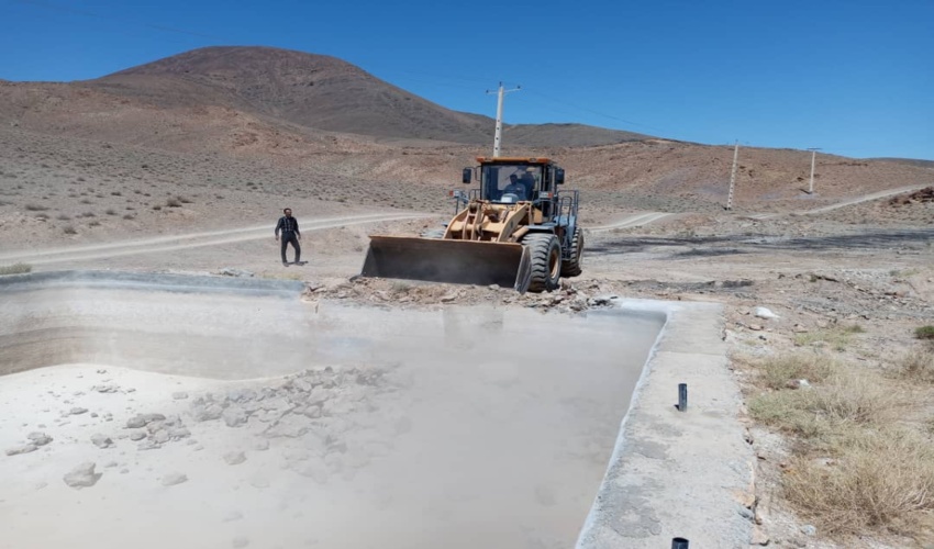 رفع تصرف اراضی ملی به مساحت 2992 متر مربع در بخش خضراباد شهرستان اشکذر