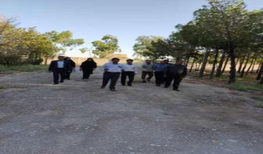 اجرای پویش سلامتی را قدم بزن در اداره منابع طبیعی و آبخیزداری شهرستان  خاتم