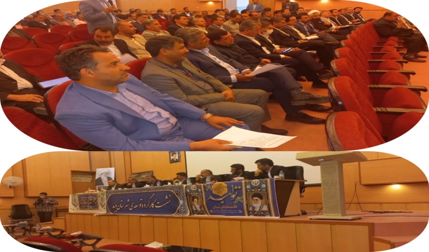 بازدید استاندار محترم از پروژه های شهرستان میبد و حضور در نشست کارگروه توسعه شهرستان میبد