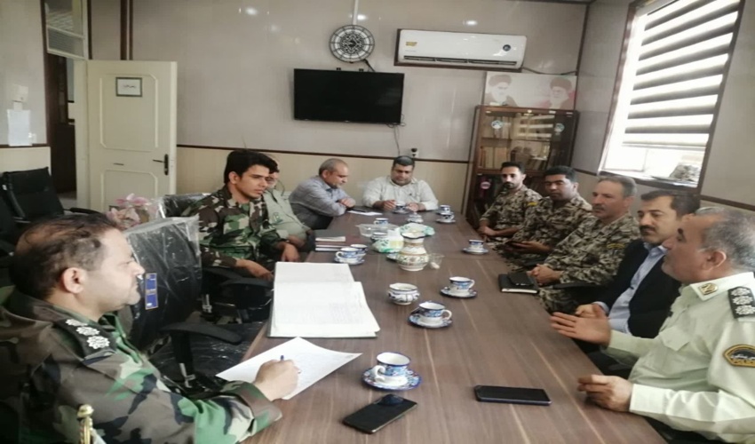 نشست مشترک یگان های  حفاظت اداره کل منابع طبیعی استان با اداره راه و شهرسازی شهرستان میبد 