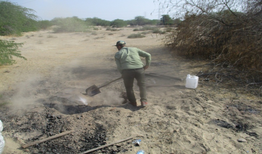 رفع تصرف اراضی ملی روستای زردین توسط یگان حفاظت اداره منابع طبیعی و آبخیزداری شهرستان تفت