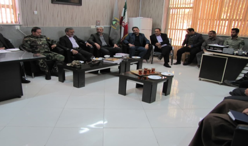 دیدار مدیرکل ،معاونین و فرمانده یگان حفاظت اداره کل منابع طبیعی و آبخیزداری استان یزد با کارمندان اداره شهرستان تفت